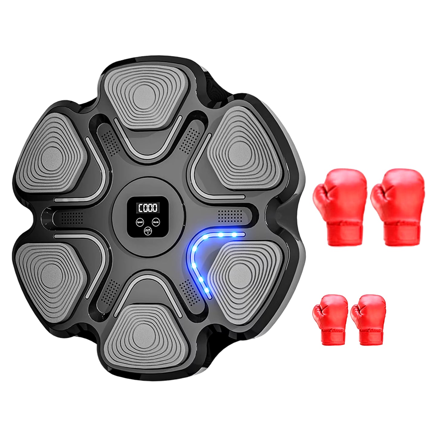 Smart Music Boxing Machine Bluetooth Beat Punch Wall Target LED Lighted Sandbag Practice Boxing Training Equipment Gym Home